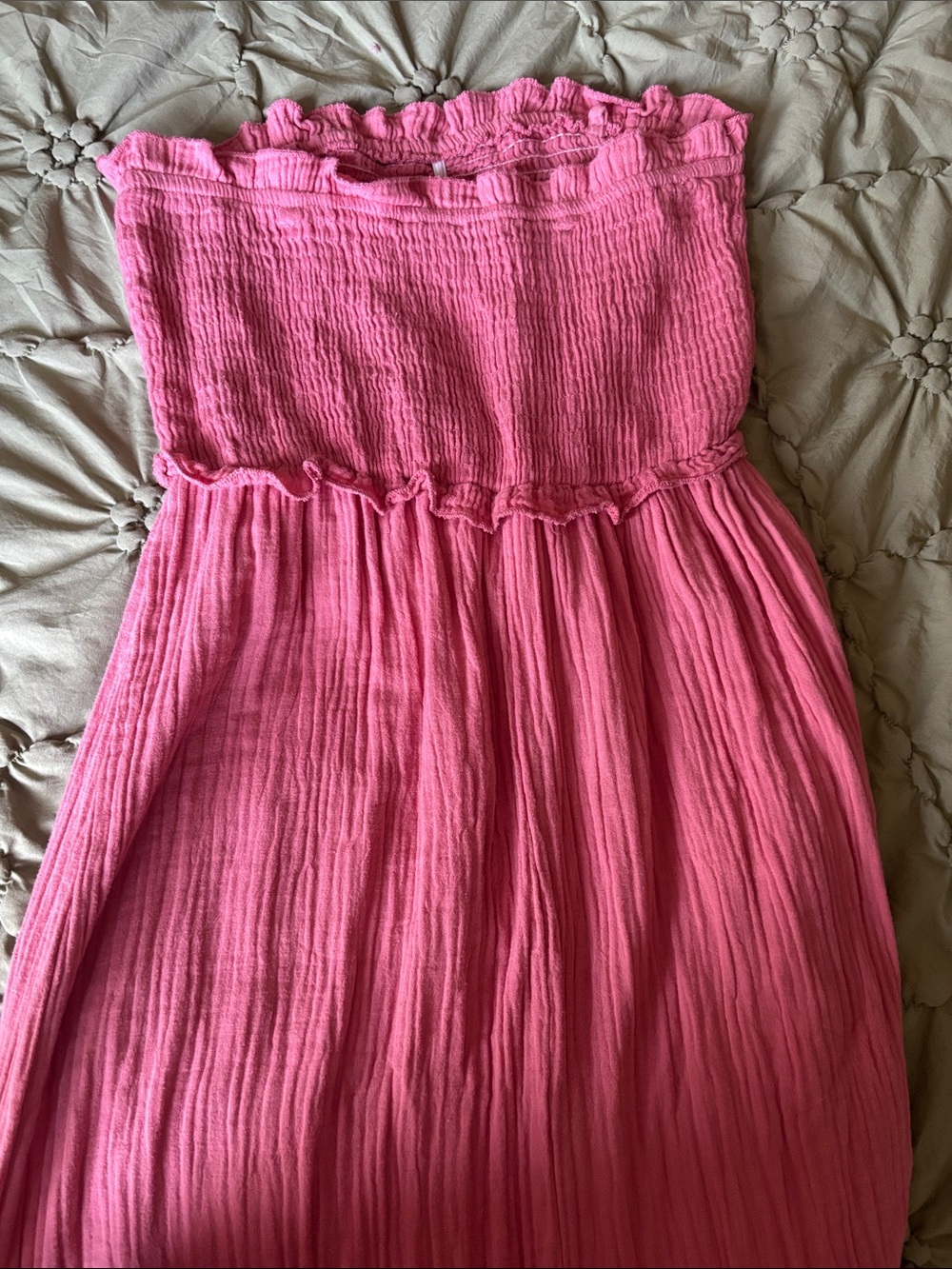 Strapless Smocked Maxi Dress - Picture 3 of 3